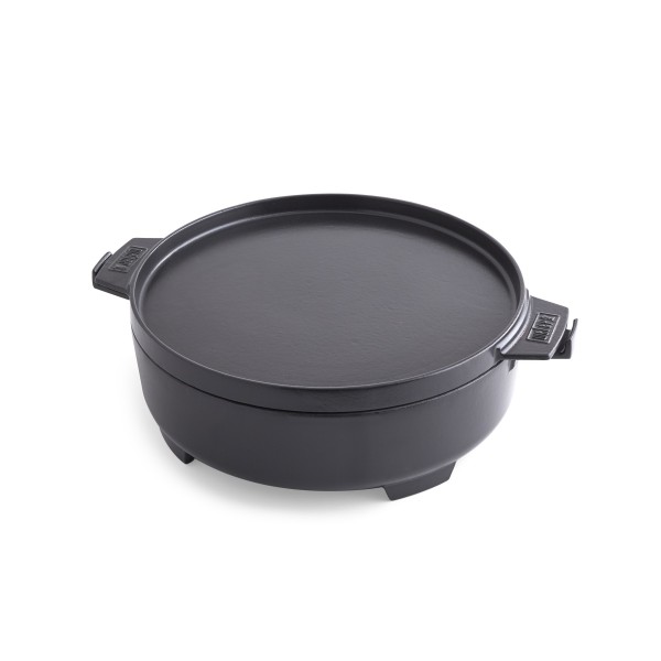 Żeliwny kociołek Dutch Oven Duo GBS z pokrywką/patelnią