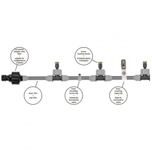 Ogrodowa mgiełka wodna - zestaw 7,5m
