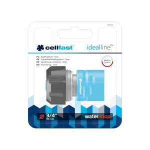 Szybkozłącze - stop 3/4" (ABS/PC)