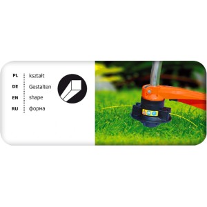 Żyłka tnąca - kwadrat 2,4mm x 15 m