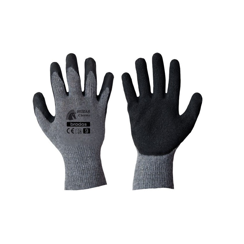 Rękawice ochronne HUZAR CLASSIC rozmiar 9 lateks