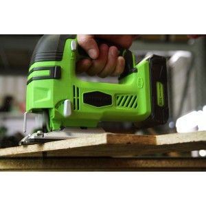 24V Wyrzynarka Zestaw 1x2ah Bateria i Ładowarka + 2 brzeszczoty