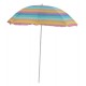 Parasol plażowy w kolorowe pasy śr. 180cm