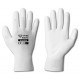 Rękawice ochronne PURE WHITE rozmiar 10 poliuretan