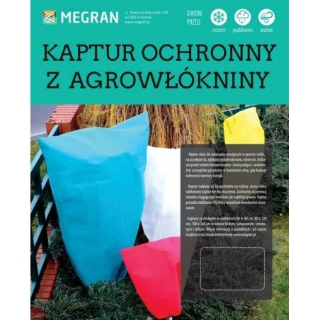 Kaptur ochronny biały, 50g/m2, 80x120cm - 2szt.