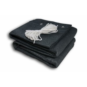 Mata osłonowa DECO GRAFIT 0,9x5m szara