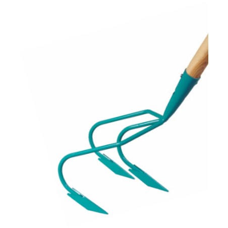 Spulchniacz 3-zębny z serduszkiem i trzonkiem