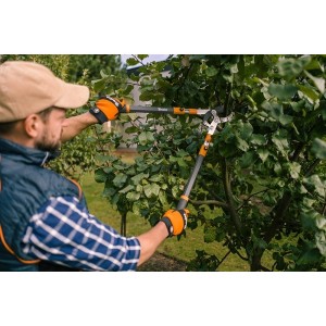 Sekator teleskopowy do gałęzi z przekładnią V-SERIES, ostrze kowadełkowe