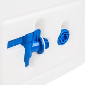 Kanister na wodę 10L z kranem i dozownikiem na mydło