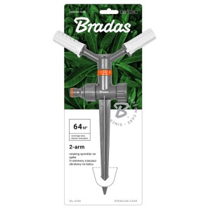 WHITE LINE 2-ramienny zraszacz obrotowy na kolcu