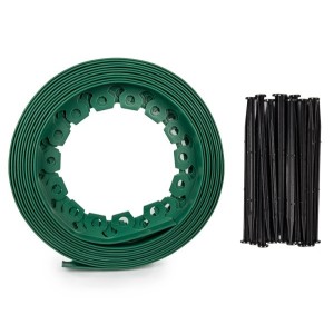 Zestaw z obrzeżem trawnikowym EASY BORDER 38mm zieleń