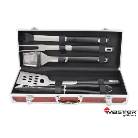 Zestaw akcesoriów do grillowania w walizce