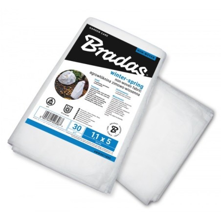 Agrowłóknina 30 zimowo-wiosenna 1,1 x 5m, biała