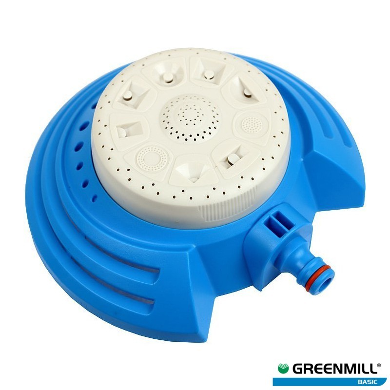 Zraszacz statyczny 9 funkcyjny na podstawie