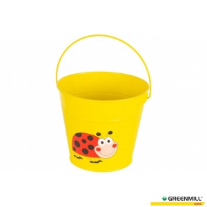 Wiaderko dla dzieci, stalowe