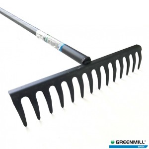 Grabie 14-zębne z trzonkiem metalowym