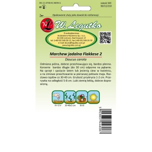 Marchew jadalna - Flakkese 2 - 4g + 1g