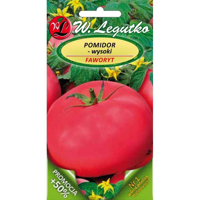 Pomidor wysoki - Faworyt - 0,50g + 0,25g