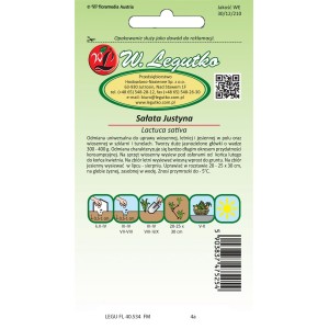 Sałata masłowa - Justyna - 1g