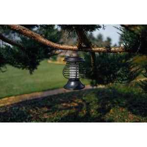 Solarna lampka owadobójcza LED / UV z uchwytem