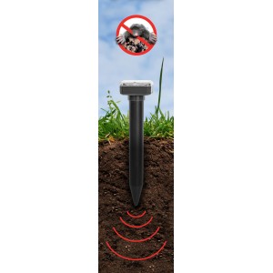 Solarny odstraszacz na krety i gryzonie - kwadratowy