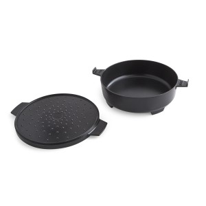 Żeliwny kociołek Dutch Oven Duo GBS z pokrywką/patelnią