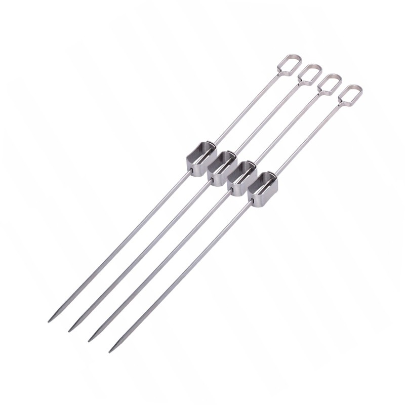 Szpikulce do szaszłyków ze stali nierdzewnej 4 szt.