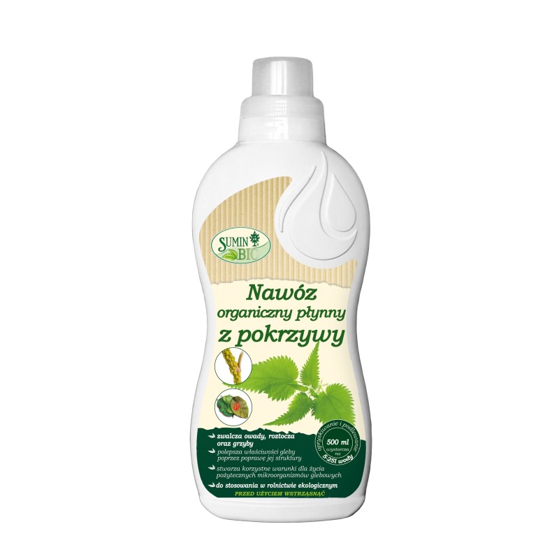Nawóz organiczny płynny z pokrzywy - 500ml SUMIN