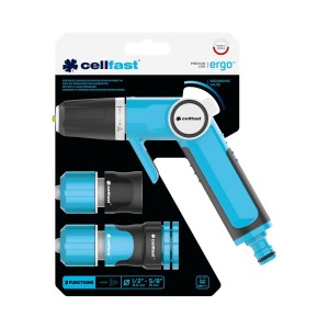 Zestaw ERGO ze zraszaczem pistoletowym prostym 1/2" - 5/8"