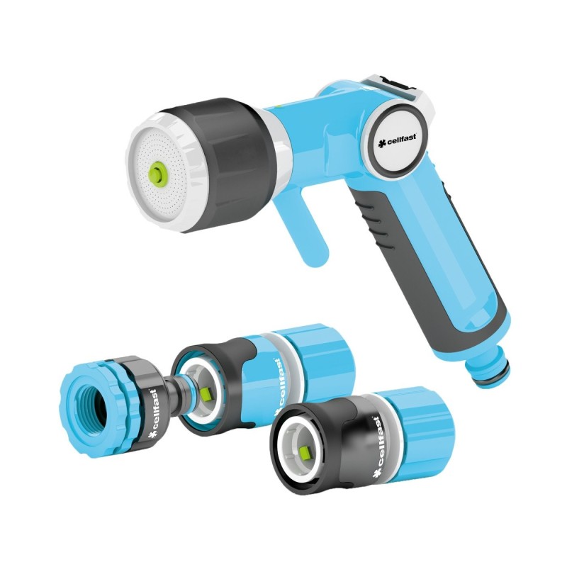 Zestaw ERGO ze zraszaczem pistoletowym wielofunkcyjnym 1/2" - 5/8"