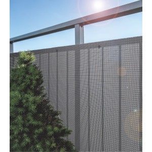 Mata osłonowa RATTAN ELEGANCE 1x3m szaro-złoto-srebrna