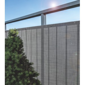 Mata osłonowa RATTAN SIKO 1x3m szaro-czarna