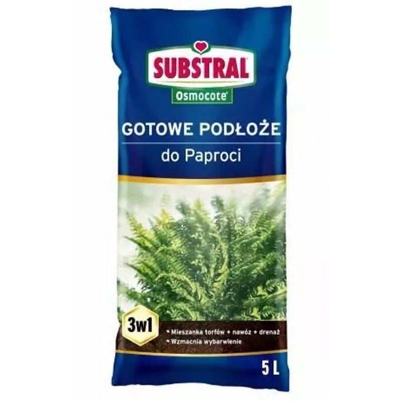 Osmocote 3w1 Gotowe podłoże do Paproci - 5L