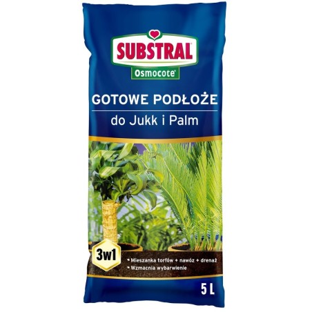 Osmocote 3w1 Gotowe podłoże do Palm i Jukk - 5L