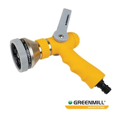 Pistolet metalowy 10-funkcyjny z uchwytem strażackim