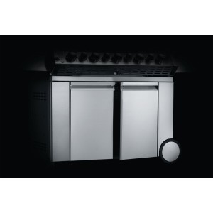 poleon Prestige PRO 665 RSIB z palnikiem rożna i palnikiem bocznym Sizzle Zone, stal szlachetna