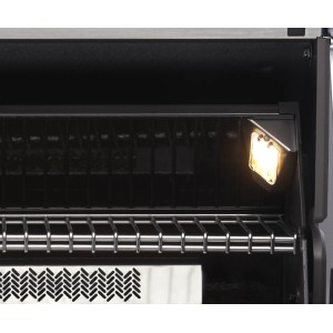 poleon Prestige PRO 665 RSIB z palnikiem rożna i palnikiem bocznym Sizzle Zone, stal szlachetna