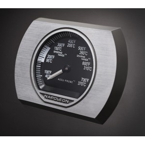 Grill gazowy Napoleon Prestige 500 RSIB z palnikiem rożna i palnikiem bocznym Sizzle Zone, Czarny