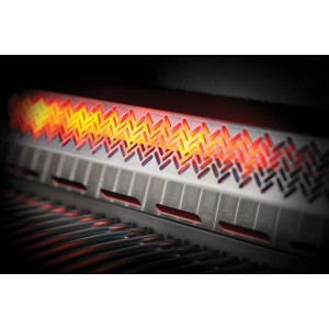 Grill gazowy Napoleon Prestige 500 RSIB z palnikiem rożna i palnikiem bocznym Sizzle Zone, Czarny