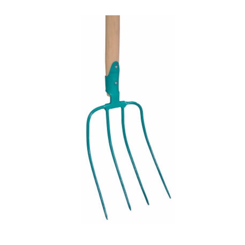 Widły gospodarcze 4-zębne z trzonkiem profilowanym