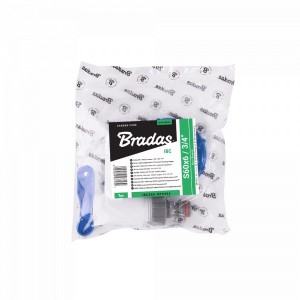 Zestaw IBC - złącze GW S60x6 z kranem 3/4" z wylotem 3/4" i nyplem