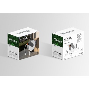 WHITE LINE Zestaw z bębnem automatycznym 1/2" - 20m