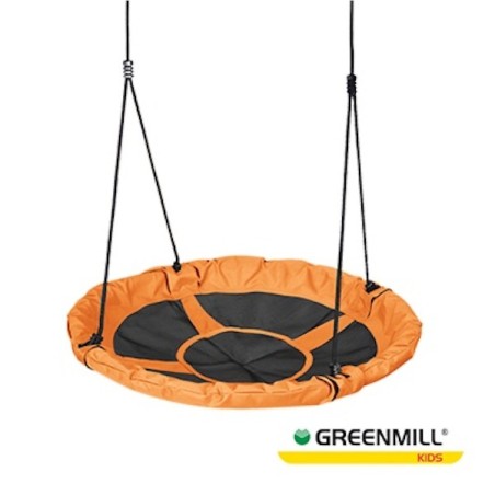 Huśtawka Bocianie Gniazdo 100cm pomarańczowa