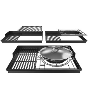 Wok i koszyk do gotowania na parze WEBER CRAFTED