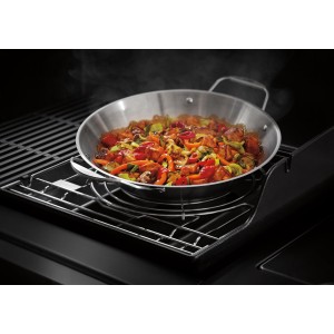 Wok i koszyk do gotowania na parze WEBER CRAFTED