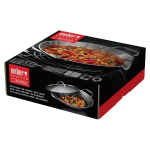 Wok i koszyk do gotowania na parze WEBER CRAFTED