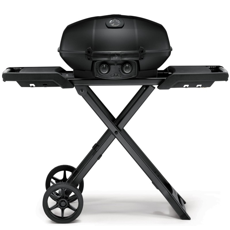 Grill gazowy Napoleon Phantom TravelQ PRO285X z wózkiem nożycowym, Czarny Mat