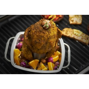 Stojak do kurczaka z brytfanną BROIL KING