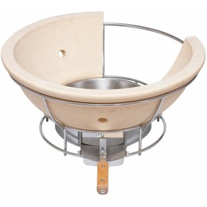 Grill węglowy ceramiczny MONOLITH LeChef PRO 2.0 - 54cm, czarny