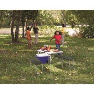 Stolik z ławeczkami Coleman PACK AWAY TABLE FOR 4
